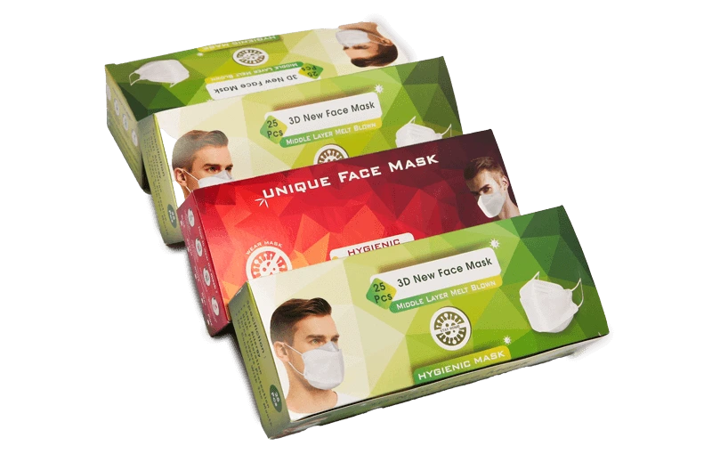چاپ جعبه ماسک